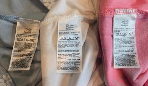 Old Navy Girls Built In Tough Full Length Leggings Pants XXL (18) Lot of 5 - Picture 4 of 4