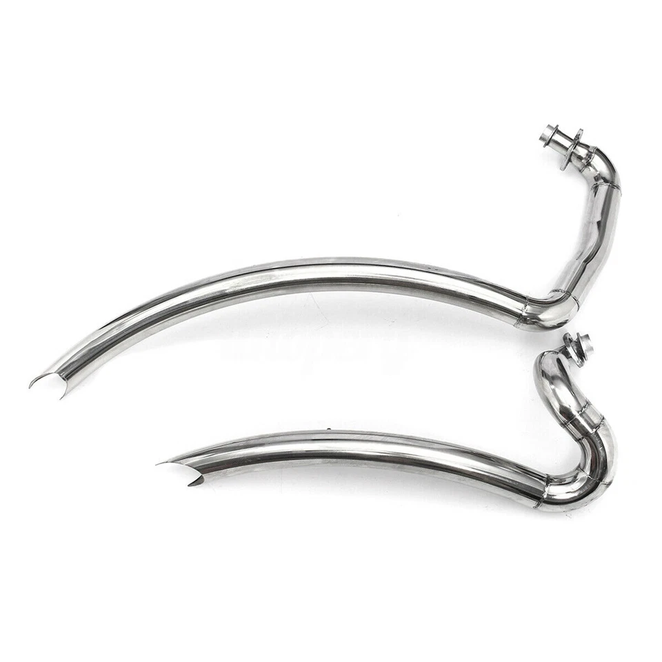 Tubos de escape escalonados Shortshots con deflectores para Yamaha V-Star 1100 XVS1100 Foto 4 de 4