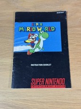 Super Mario World (SNES, 1991) - Manual Instruction Booklet Book Only