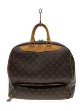 LOUIS VUITTON Handbag Evageon_Monogram Canvas_BRW PVC Brown Used