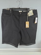 Angels Women's Bermuda Everluxe Shorts Black 22W NEW Summer Casual