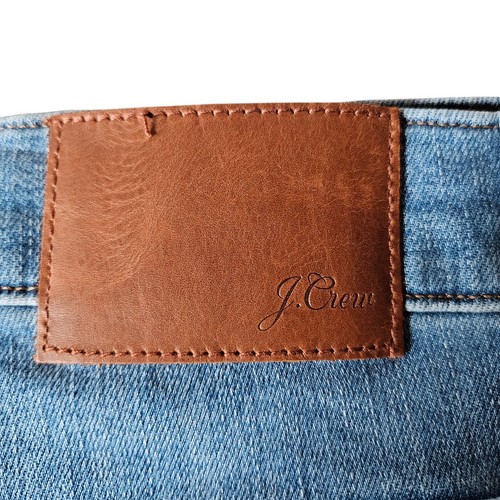 Jeans donna J Crew Denim slim gamba larga 31 lavaggio leggero cropped casual morbido chic - Foto 10 di 13