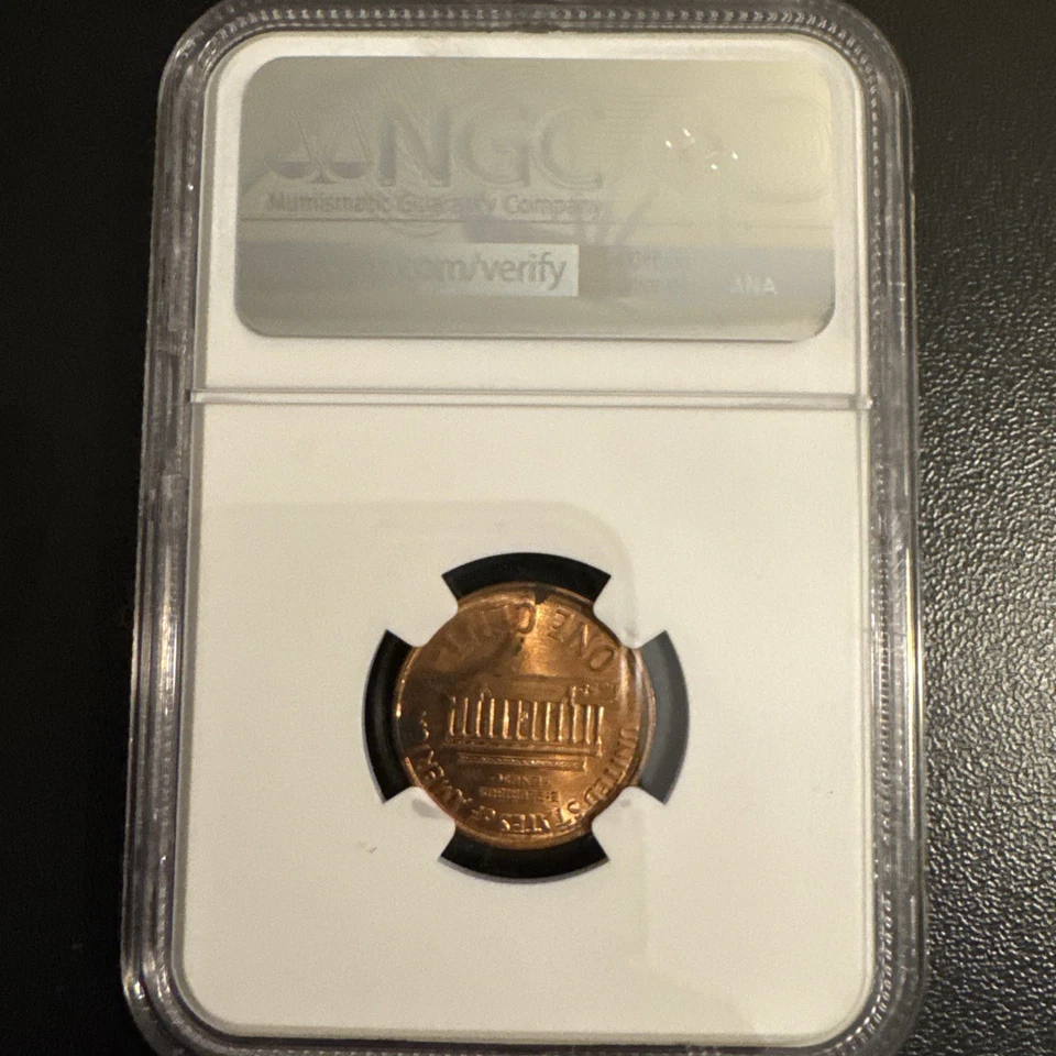 1998 Roosevelt 1C Mint Error – Broadstruck  NGC Uncirc - Don't Tread On Me Label - Image 4 of 4