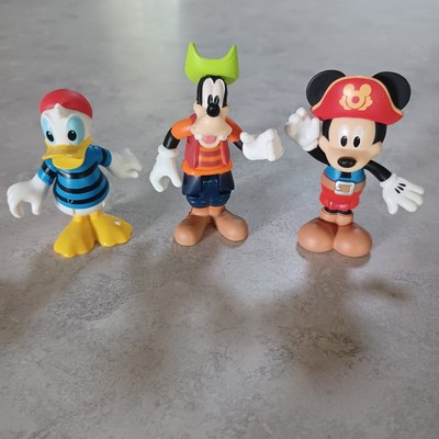 Disney Treasure Adventure 3'' Figures - Lot of 3 - Mickey Donald Goofy
