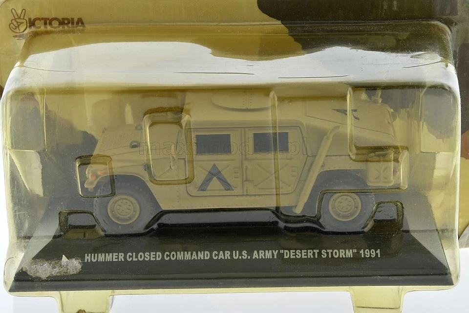 HUMMER Closed Command CAR U.S. ARMY Desert Storm 1991 1/43 De Agostini - Image 4 of 4