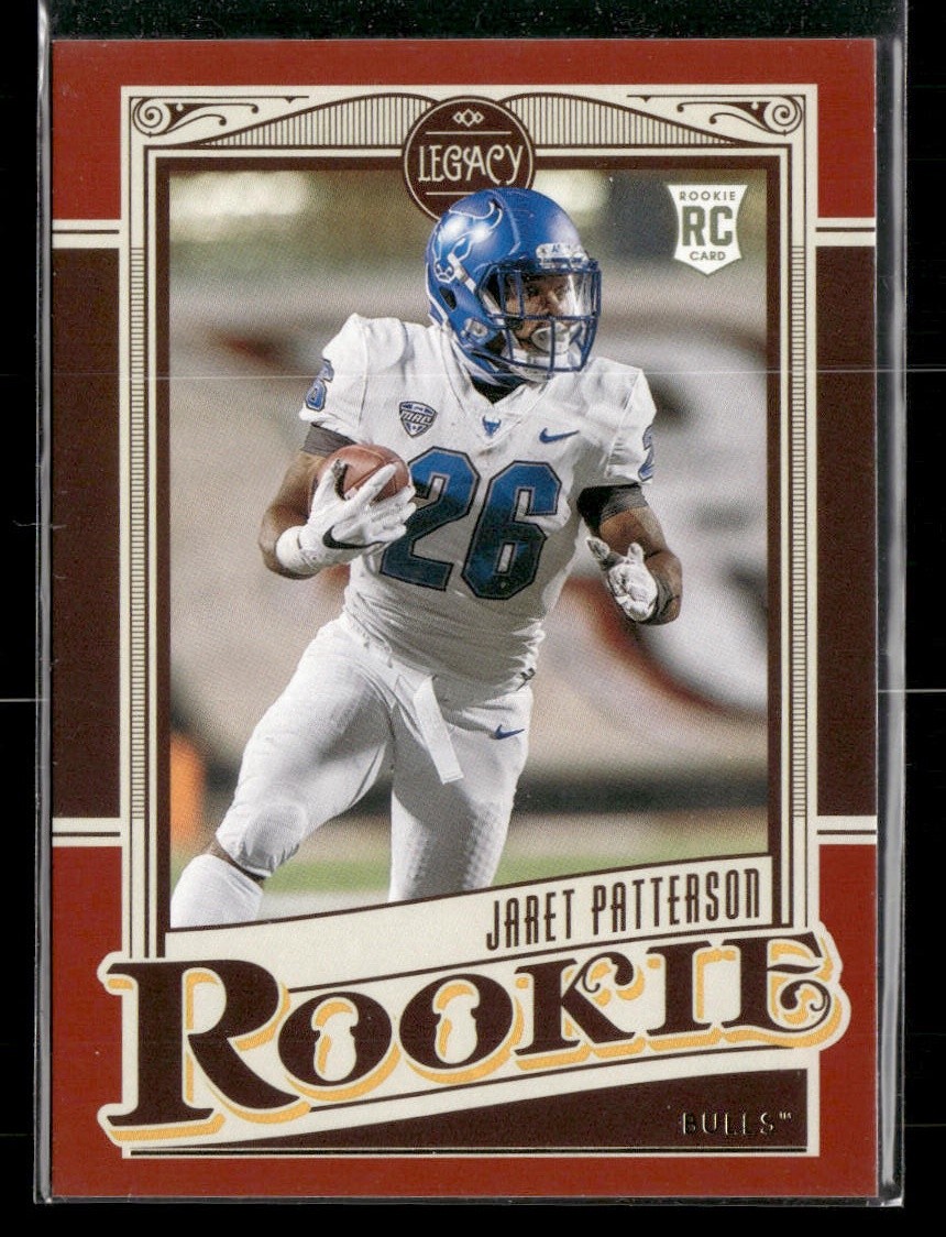 2021 Panini Legacy #190 Jaret Patterson Red #/299