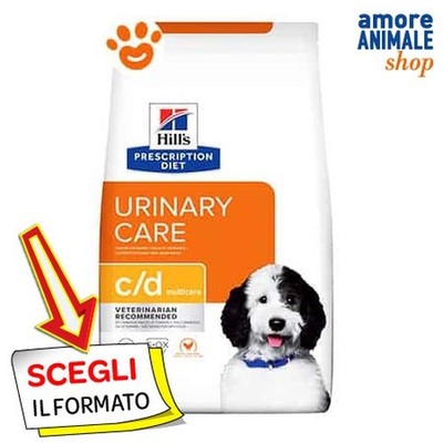 Hills Hund Prescription Diet C/D Multicare Urinary Care Essen Trocken 4/12 KG