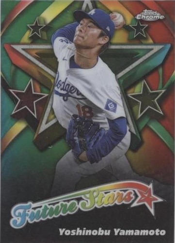 2025 Topps Chrome - Yoshinobu Yamamoto #179 X-Fractor | eBay