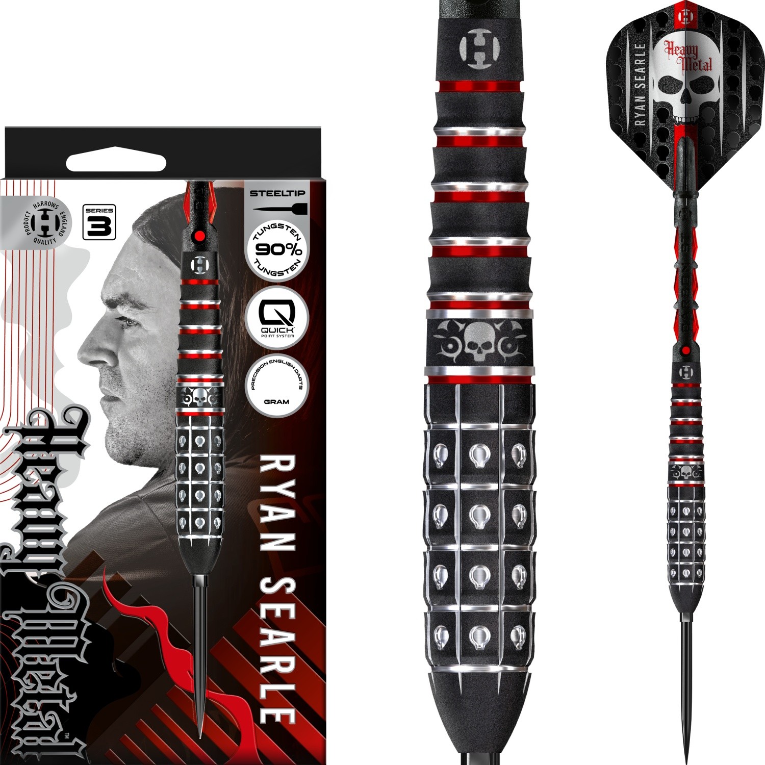 Harrows - Quick Point - Ryan Searle GEN 3 - Steeldart 22690₽