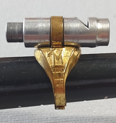 1940'S TOM MIX RALSTON CEREAL BOX SLIDING WHISTLE RING RADIO PREMIUM