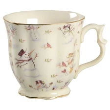 Coastline Imports Snowman Cream Mug 8459362
