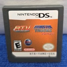ATV: Thunder Ridge Riders/Monster Trucks Mayhem (Nintendo DS, 2007) Loose