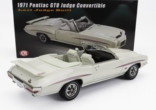 Rare 1390 1971 Pontiac Gto Judge White Convertible 118 Acme Diecast Last Built Rare 1390 1971 Pontiac Gto Judge White Convertible 118 Acme Diecast Last Built
