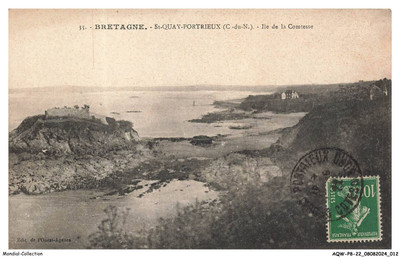 AQWP8-0462-22 - BRITTANY - ST-QUAY-PORTRIEUX - Ile de la Comtesse