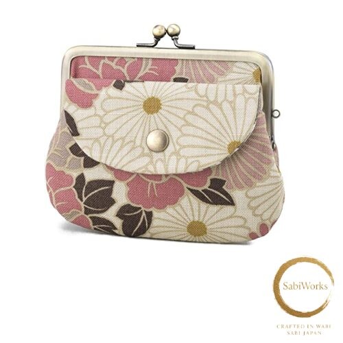 Embroidery Kiss Lock Bag Kit, Hand Embroidery Flower Kit
