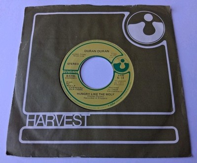 Duran Duran - Hungry Like The Wolf Vinyl 45 - 1982 Harvest