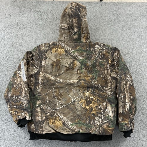 Vintage Carhartt Realtree Jacket Mens XLT Camo Quilt Lined Hooded J221977 NWT - Picture 10 of 13