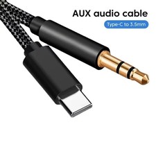 Type C to Aux Cable USB Type-C Male To 3.5mm Cord Car AUX Music Audio Adapter