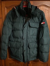 Tommy Hilfiger Men's Puffer Jacket With Removable Hood Size S