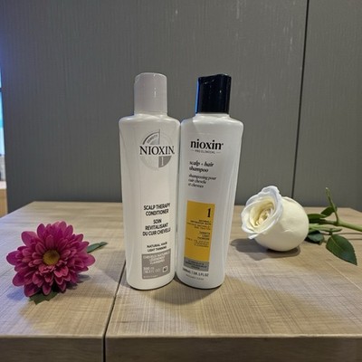 Nioxin System 2 Scalp + hair Shampoo and Scalp Therapy Conditioner Set 10.1 oz