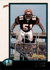 1998 Bowman Takeo Spikes Rookie Cincinnati Bengals #4
