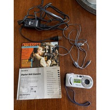 Sony Cyber-shot DSC-P8 3.2MP Digital Camera with Battery And Memory Card Read