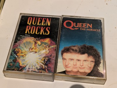 Queen 2 Audio MC Kassetten The Miracle und Queen Rocks