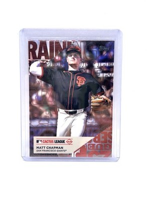 MATT CHAPMAN 2025 Topps Series 1 Training Grounds Insert #TG-25 SF GIANTS