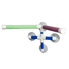 Suction Cup Pet Bird Parrot Bath Shower Stand Platform Pole Stick Claw4747