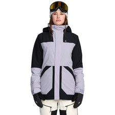 Volcom w's shelter 20k 3D stretch jacket lavender aura giacca snowboard donna...