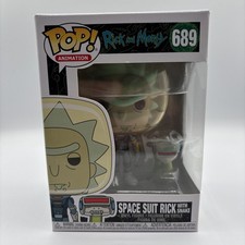 Funko Pop Rick and Morty #689 Space Suit Rick & Snake Vinyl Figure