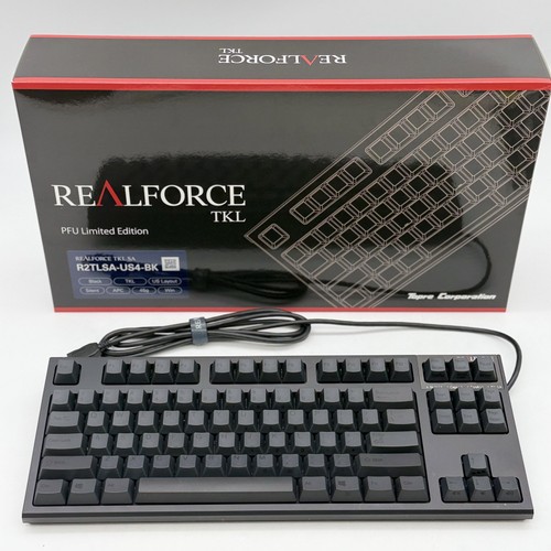 Topre Realforce R2 PFU Limited Edition PZ-R2TLSA-US4-BK US Keyboard w/Box