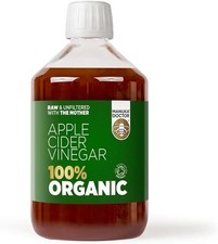 MANUKA DOCTOR Organic Apple Cider Vinegar with the Mother | 500ml | Raw, Unpast
