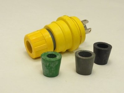 206028 Old-Stock; Square D 24W49 Watertite Connector; 250V; 15A; 1PH