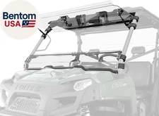 Scratch Resistant Flip Windshield Compatible with Polaris Ranger Models | 1/4" T