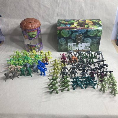 Lot Of 87 2  Teenage Mutant Ninja Turtles Viacom 2013-2023 Figures. Toy chest.