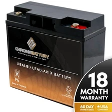 12V 20AH T6 SLA Battery replaces UB12220 51913 12896 ub12180 gp12170 np18-12