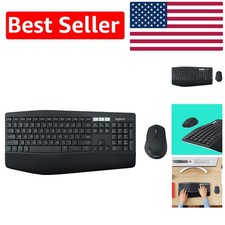 MK850 Performance Wireless Keyboard and Mouse Combo - Black  Ergonomic Comfort