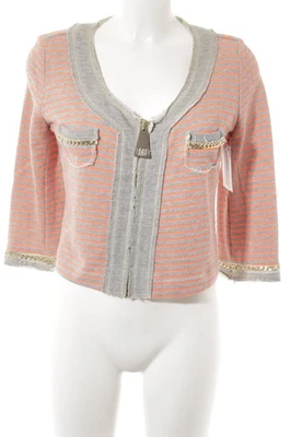 IMPERIAL Cardigan Dames Veste T EU 38 gris clair-orange fluo-doré - Photo 1/4