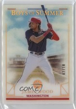 2024 Panini Boys of Summer Holo Gold 2/10 James Wood #42 0hv6