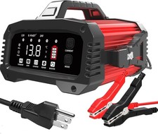 25A Smart Car Battery Charger,12V/24V Automatic Automotive Battery Maintainer