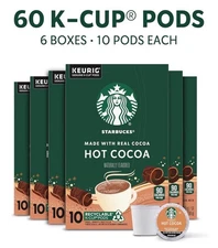 K-Cup Coffee Pods, Flavored Hot Cocoa, Classic Hot Cocoa, 60 Keurig Pods