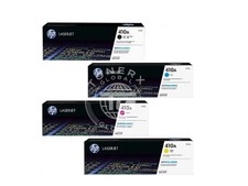 HP 410A Toner Cartridge Set CF410A, CF411A, CF412A, CF413A