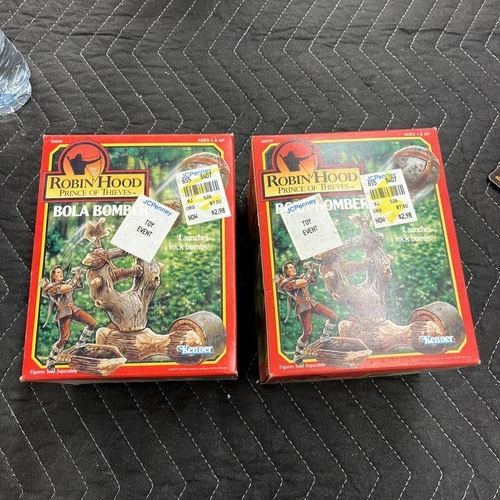 Robin Hood Prince of Thieves Bola Bomber 1991 - Sealed Lot Of 2