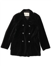 Livre Damen Militär zweireihiger Blazer Jacke UK 16 Large schwarz DT01