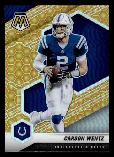 2021 Panini Mosaic #90 Carson Wentz Honeycomb - Picture 1 of 2