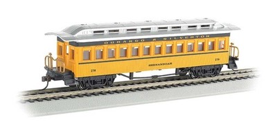 Bachmann 13408 1860 - 1880 Wood Coach ''Durango & Silverton - Shenandoah'' #257