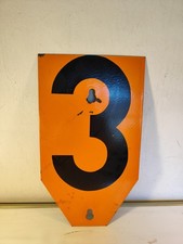 Eisenbahn Emaille Schild Emailleschild Signalschild Lokschuppen ? 3 Reichsbahn
