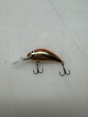Salmo Sinking Gold Metallic Orange 1.5  Crank Bait Fishing Lure