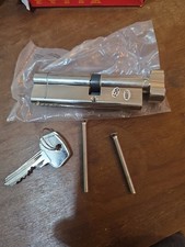 Thumb Turn Euro Cylinder  Door Lock Barrel Brass 45T55 Anti Drill